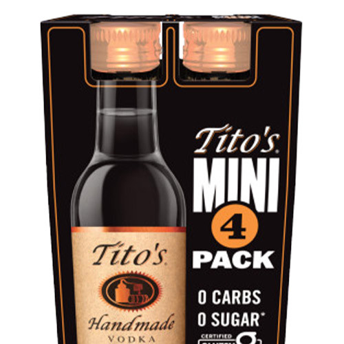 Tito's Handmade Vodka 4 Pack (50mL): Buy Now | Caskers