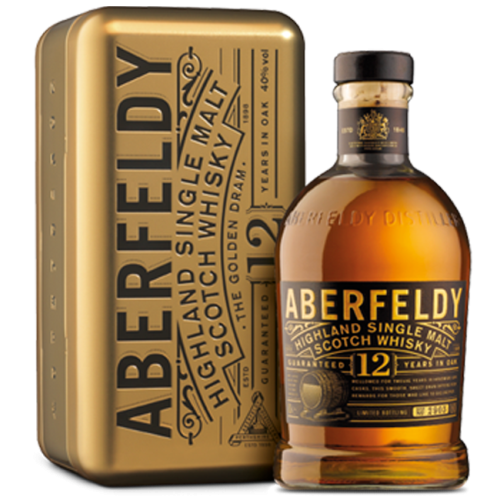 LEGENTとABERFELDY 12年 ウイスキーセット Aberfeldy 12 Year Old Gold Bar Gift Pack: Buy Now | Caskers