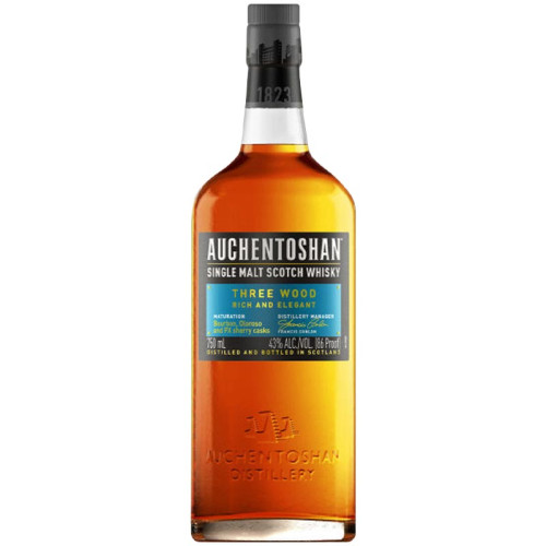 Auchentoshan Three Wood Single Malt Scotch Whisky: Buy Now | Caskers