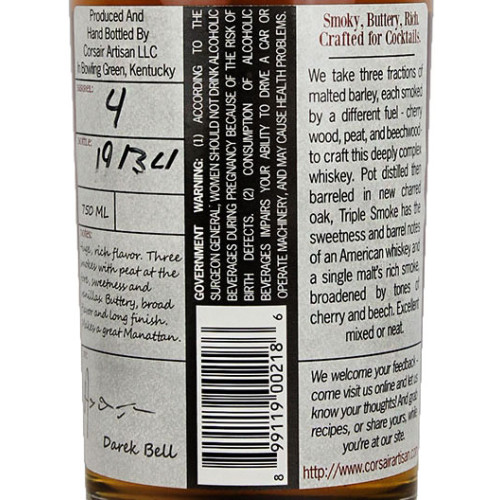 corsair cigarettes Corsair Triple Smoke Malt Whiskey: Buy Now