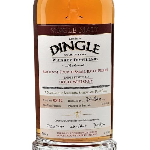 Dingle Single Malt 4th Release Triple Distilled Irish Whiskey