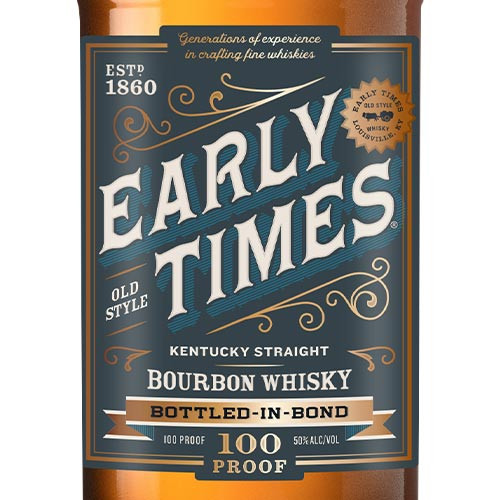 Early Times Bottled In Bond Bourbon Whiskey: Buy Now | Caskers