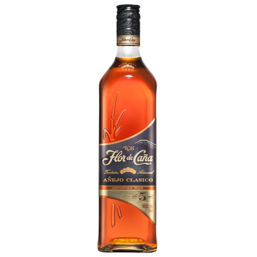 Flor de Caña 5 Year Old Añejo Clásico Rum: Buy Now | Caskers