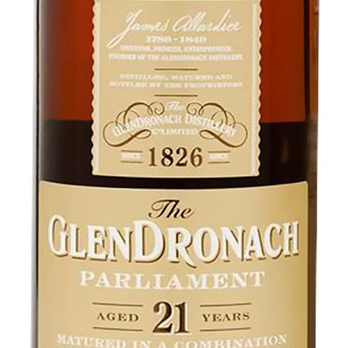 GlenDronach 21YO Parliament Scotch Whisky: Buy Now | Caskers