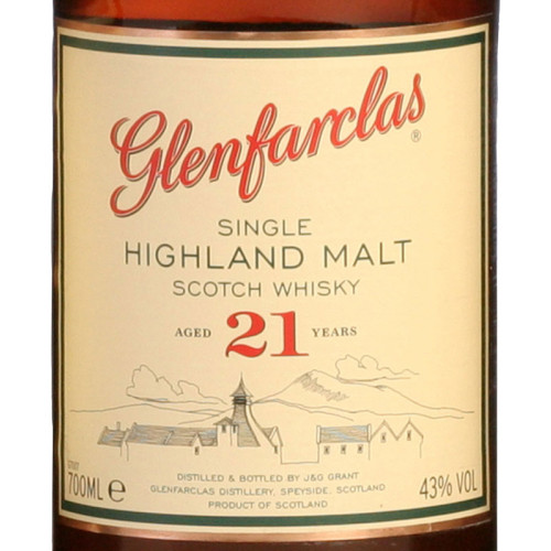 Glenfarclas 21 Year Old Single Malt Scotch Whisky | Caskers