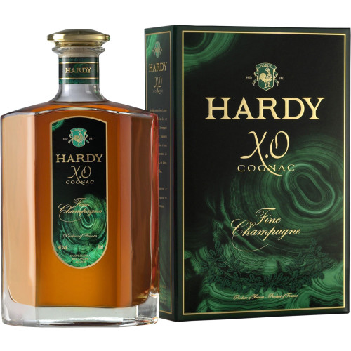 Hardy XO Bronze Decanter Fine Champagne Cognac: Buy Now | Caskers