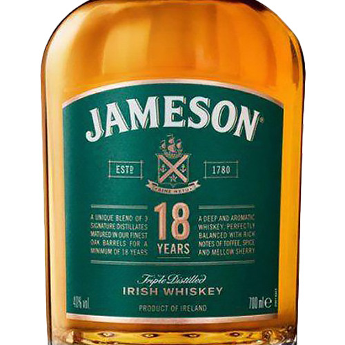 Jameson 18YO Triple Distilled Irish Whiskey: Buy Now | Caskers
