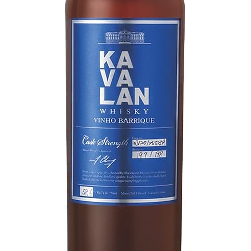 KAVALANシングルモルトウイスキーVINHO BARRIQUE 1000ml Kavalan Solist Vinho Barrique Cask Strength Single Malt Whisky