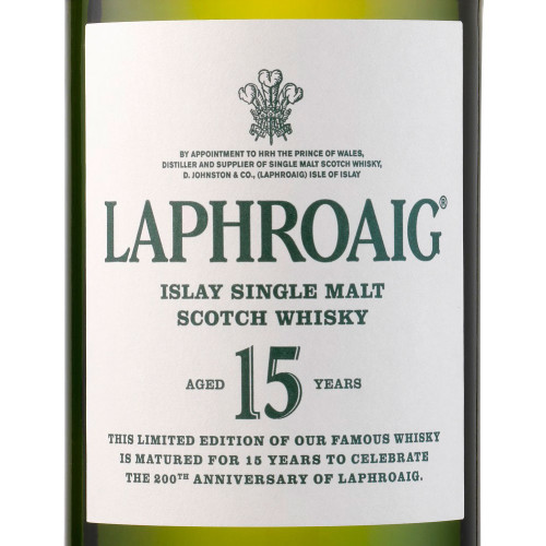 Laphroaig 15 Year Old Single Malt Scotch Whisky | Caskers