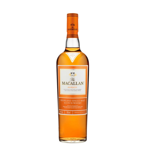 ウイスキー The Macallan Amber 700ml The Macallan Amber 1824 Series Single Malt Scotch Whisky | Caskers