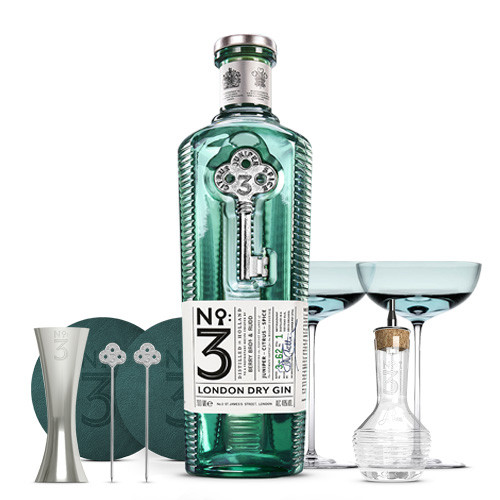 No.3 London Dry Gin x Globetrotter Set: Buy Now | Caskers