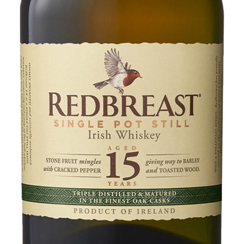 Redbreast 15YO Single Pot Still Irish Whiskey: Buy Now | Caskers