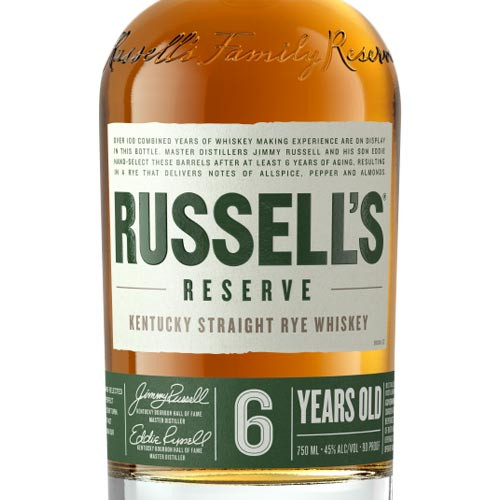 Russell's Reserve 6YO Small Batch Kentucky Straight Rye Whiskey