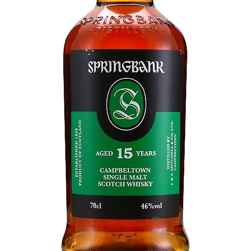 Springbank 15 Year Old Single Malt Scotch Whisky | Caskers