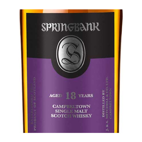 Springbank 18 Year Old Single Malt Scotch Whisky | Caskers