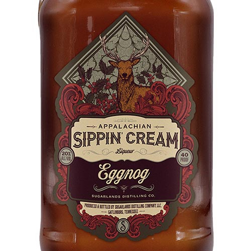 Sugarlands Appalachian Sippin' Cream Eggnog Cream Liqueur: Buy Now
