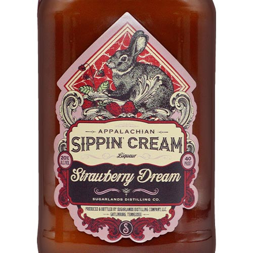 Sugarlands Appalachian Sippin' Cream Strawberry Dream Cream
