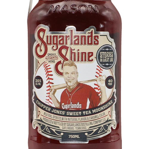 Sugarlands Shine Chipper Jones' Sweet Tea Moonshine: Buy Now | Caskers
