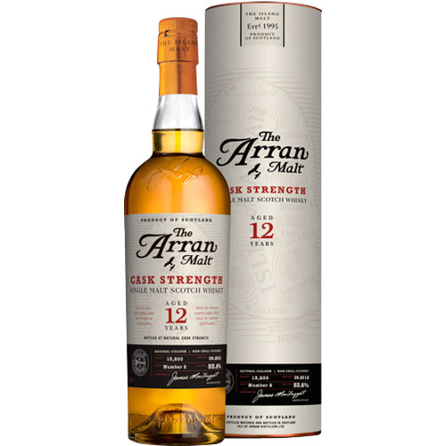 The Arran 12YO Cask Strength Single Malt Scotch Whisky | Caskers