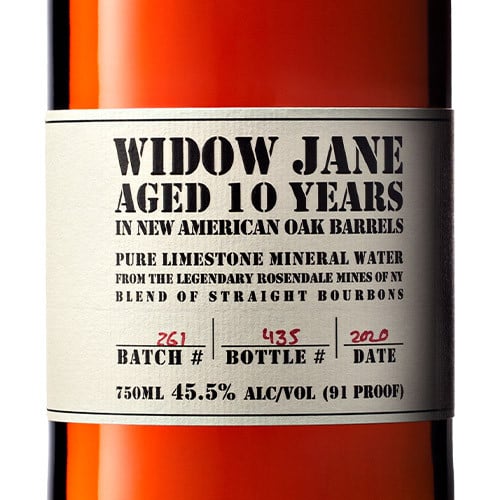 Widow Jane 10YO Straight Bourbon Whiskey: Buy Now | Caskers