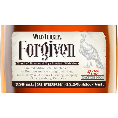 Wild Turkey Forgiven 6本入りウイスキー Wild Turkey Forgiven (Batch 302, 2013) – Rare Bird 101