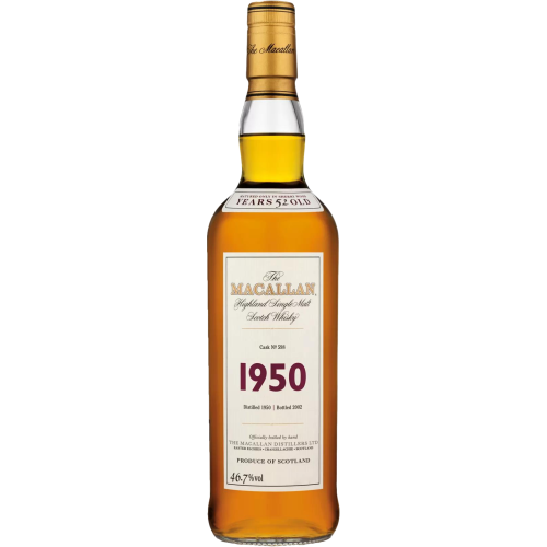 【即納】 Rare & Fine Macallan The 1950 Vintage Scotch Malt Single ウイスキー
