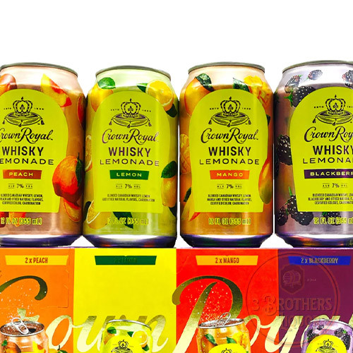 Crown Royal Whisky Lemonade Variety Pack (355mL): Buy Now Caskers