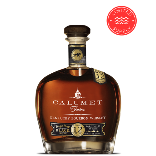 Calumet Farm 12YO Single Rack Black Bourbon Whiskey | Caskers