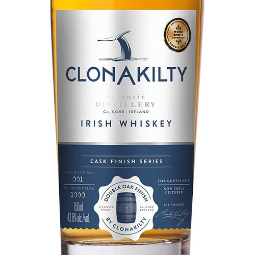 Clonakilty Single Batch Double Oak Finish Irish Whiskey