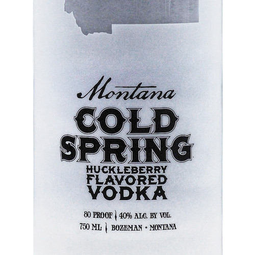 Montana Cold Spring Huckleberry Vodka | Caskers