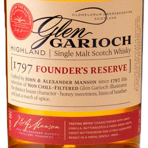 Glen Garioch 1797 Founders Reserve Single Malt Scotch Whisky: Buy