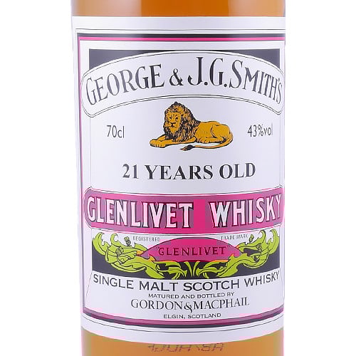 Gordon & MacPhail's The Glenlivet 21YO Single Malt Scotch Whisky