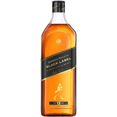 Bereiken wanhoop top Johnnie Walker Black Label 12YO Blended Scotch Whisky (1.75L): Buy Now |  Caskers