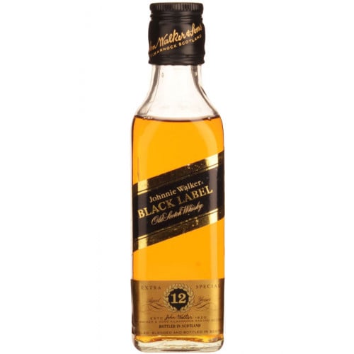 zuur radiator Atletisch Johnnie Walker Black Label 12YO Blended Scotch Whisky (200mL): Buy Now |  Caskers