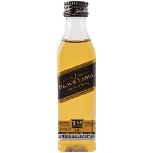 nadering verrassing Woedend Johnnie Walker Black Label 12YO Blended Scotch Whisky (50mL): Buy Now |  Caskers