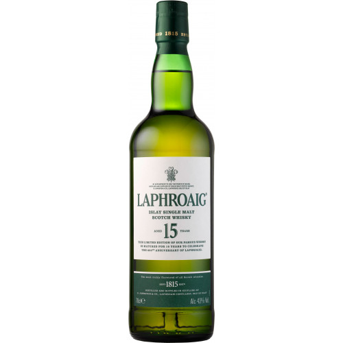 Laphroaig 15年 700ml 43% Laphroaig 15 Year Old Single Malt Scotch Whisky | Caskers