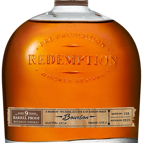 Redemption 9yo Barrel Proof Straight Bourbon Whiskey Caskers