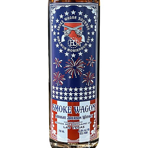 Smoke Wagon Fourth of July 2023 Straight Bourbon Whiskey