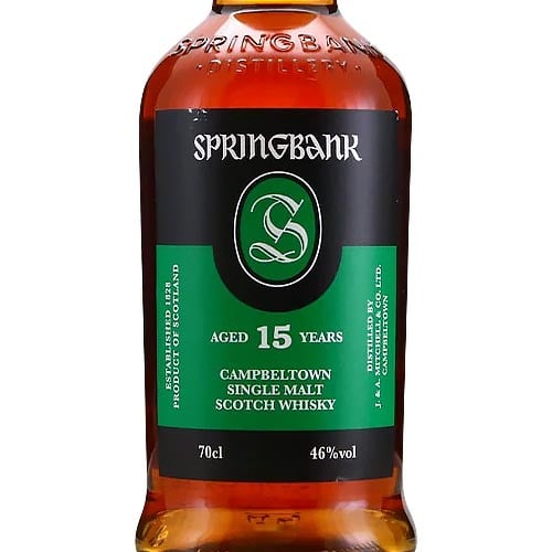 Springbank 15YO Single Malt Scotch Whisky: Buy Now | Caskers