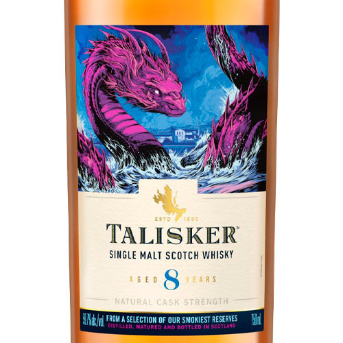 ウイスキー TALISKER 8 Years Old Single Malt Whisky Talisker 8 Year Old, Tidal Churn, Special Release 2024 - The