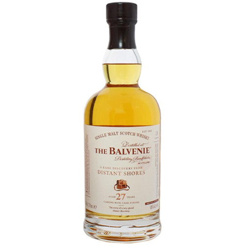 The Balvenie 27YO Distant Shores Rum Cask Scotch Whisky Caskers