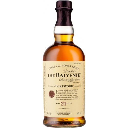 balvenie 21yr portwood single malt scotch