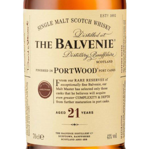 希少THE BALVENIE PORTWOOD 21年 700ml旧型47.6度 The Balvenie PortWood 21