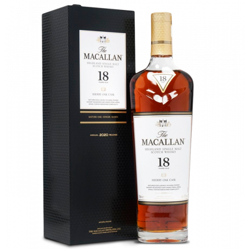 ウイスキー The Macallan 18 Year Old Sherry Oak 700m The Macallan 18 Year Old Sherry Oak 2020 Release | Caskers