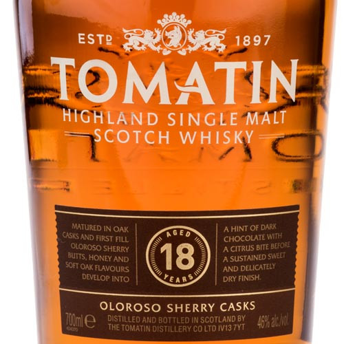 Tomatin 18 Year Old Single Malt Scotch Whisky: Buy Now | Caskers