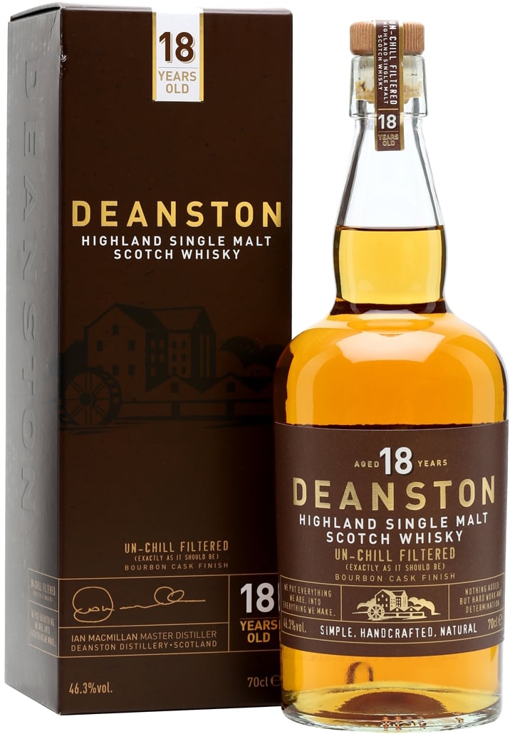 Deanston 18 Year Old Bourbon Cask Finish Single Malt Scotch Whisky