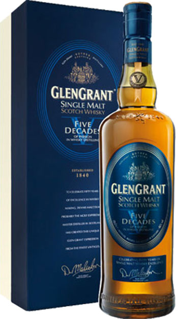 Glen Grant Five Decades Single Malt Scotch Whisky
