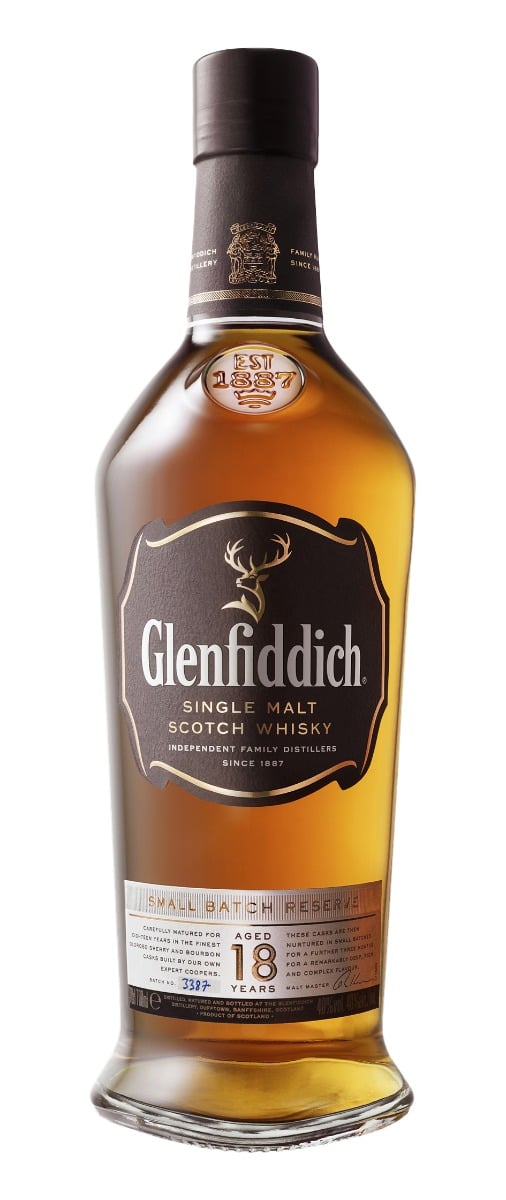 Glenfiddich 18 Year Old Single Scotch Malt Whisky