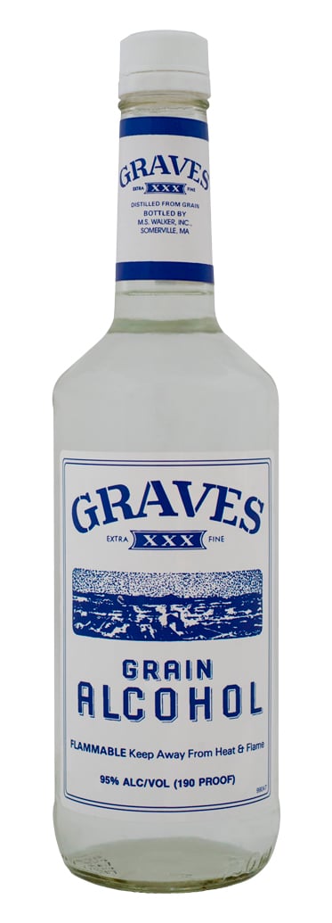 Graves Grain Alcohol 190 proof