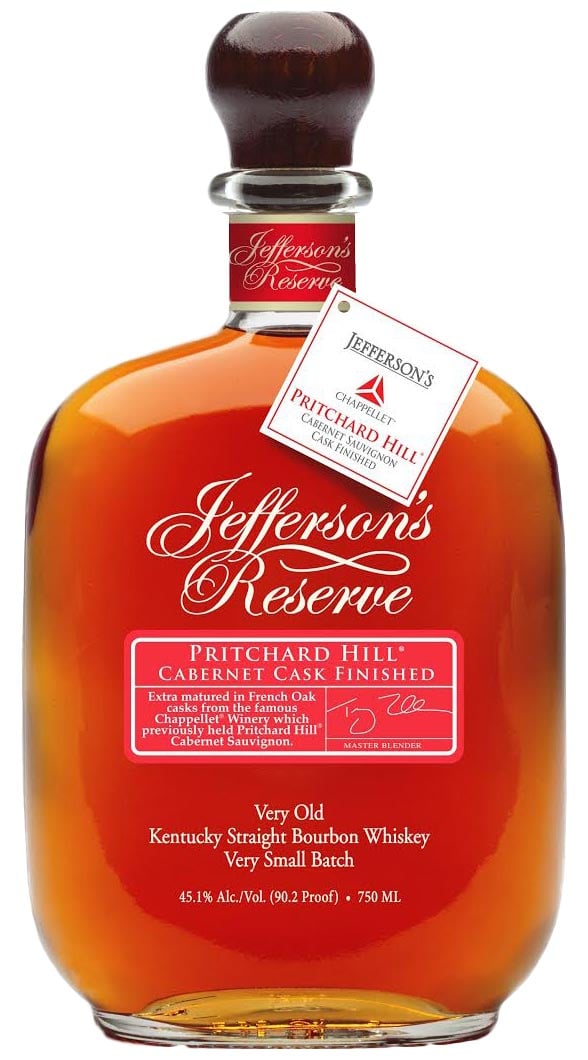 Jeffersons Reserve Pritchard Hill Cabernet Cask Finished Bourbon